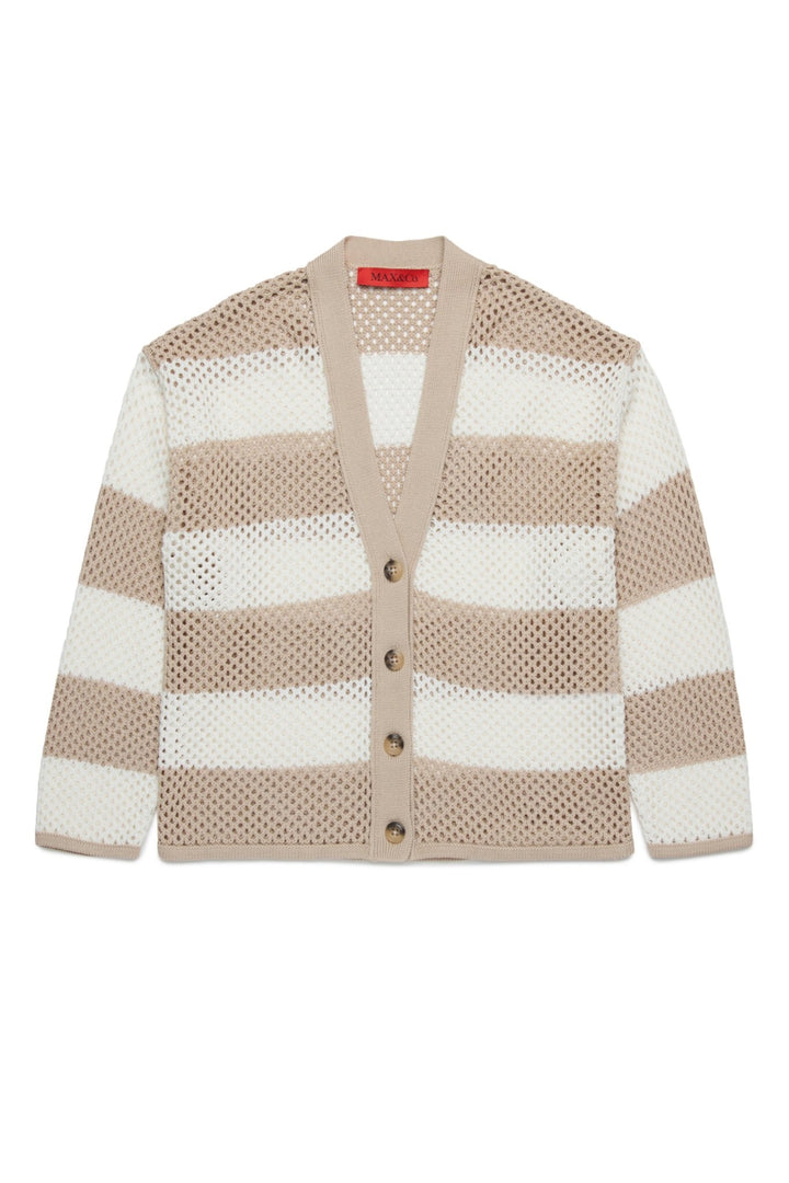 Over Maglia Cardigan - Natural White Sand - Posh New York