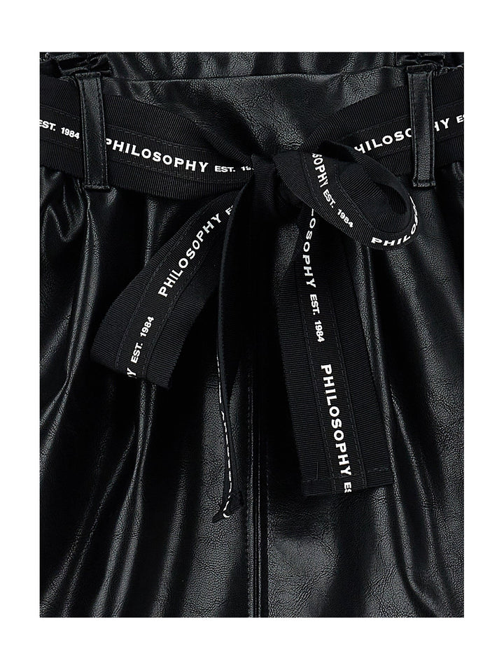 Overalls with Skirt N Ruffles - Black - Posh New York