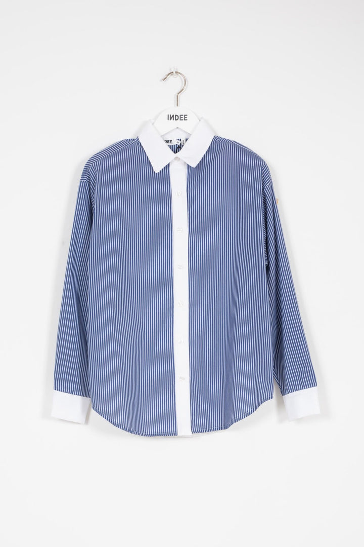 Oversized Shirt - Night Blue - Posh New York