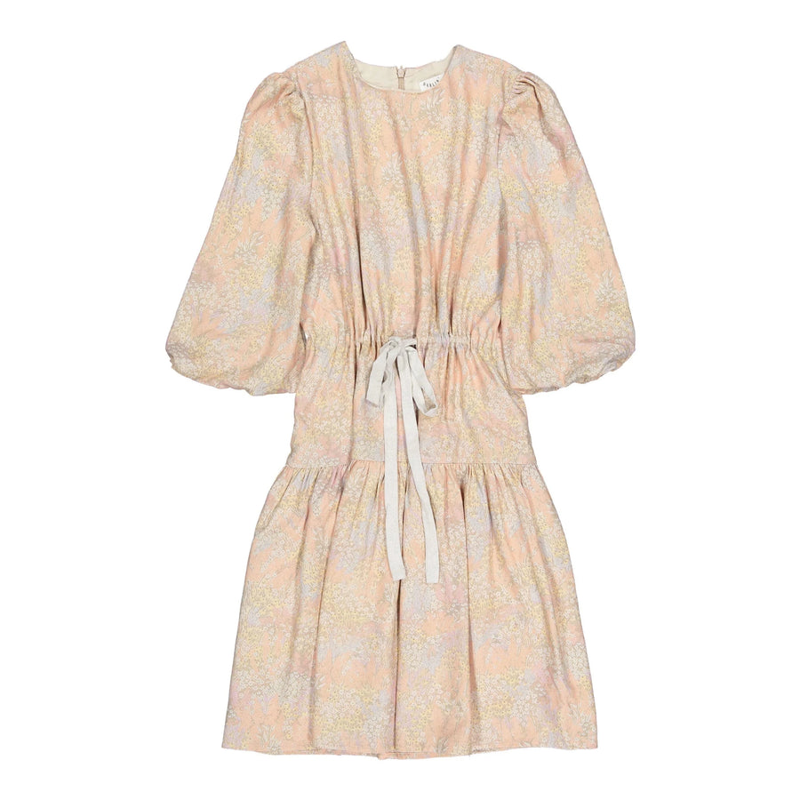 Peach Wildflower Printed Dress - Printed - Posh New York