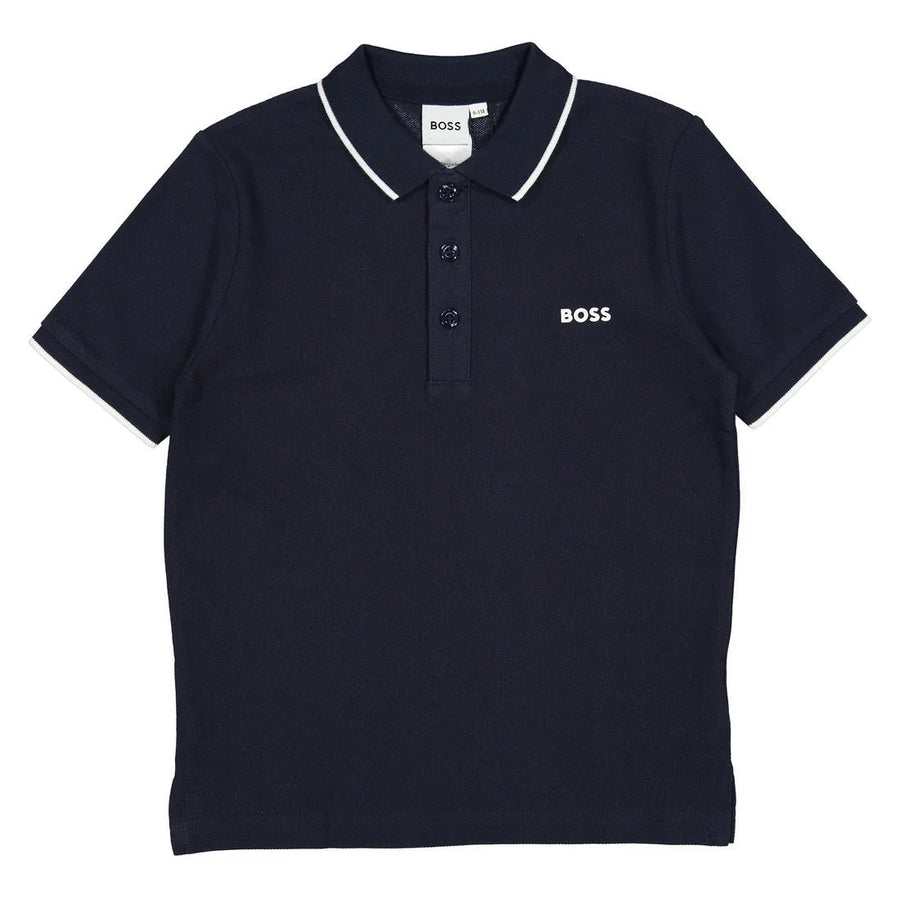 Perm SS Polo - Navy - Posh New York