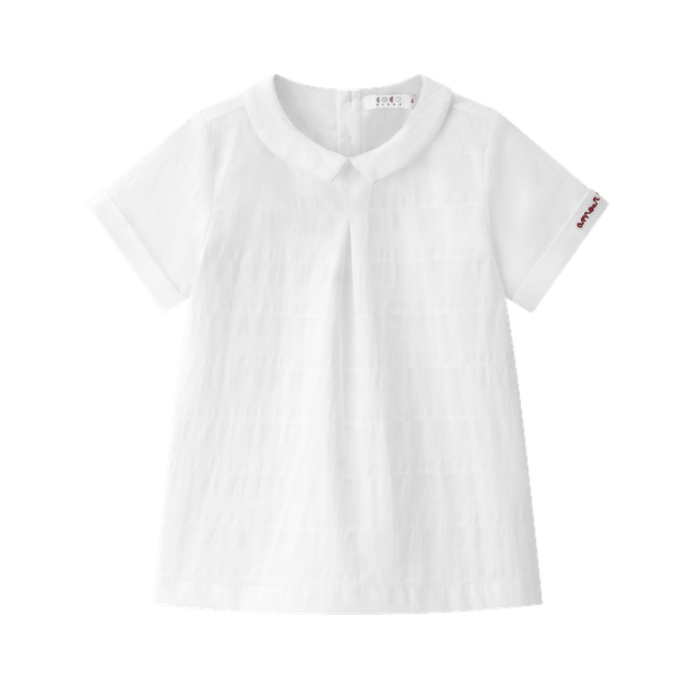 Peter Pan Linear Shirt - White - Posh New York