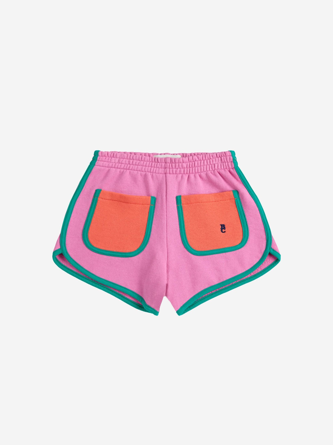 Pink Colorblock Shorts - Fuchsia - Posh New York