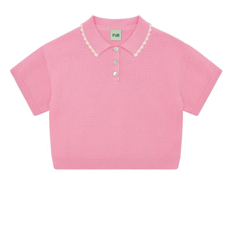 Pique Oversize Polo - Candy - Posh New York