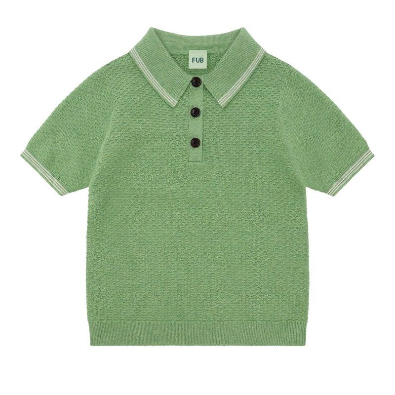 Pique Polo - Apple Melange - Posh New York