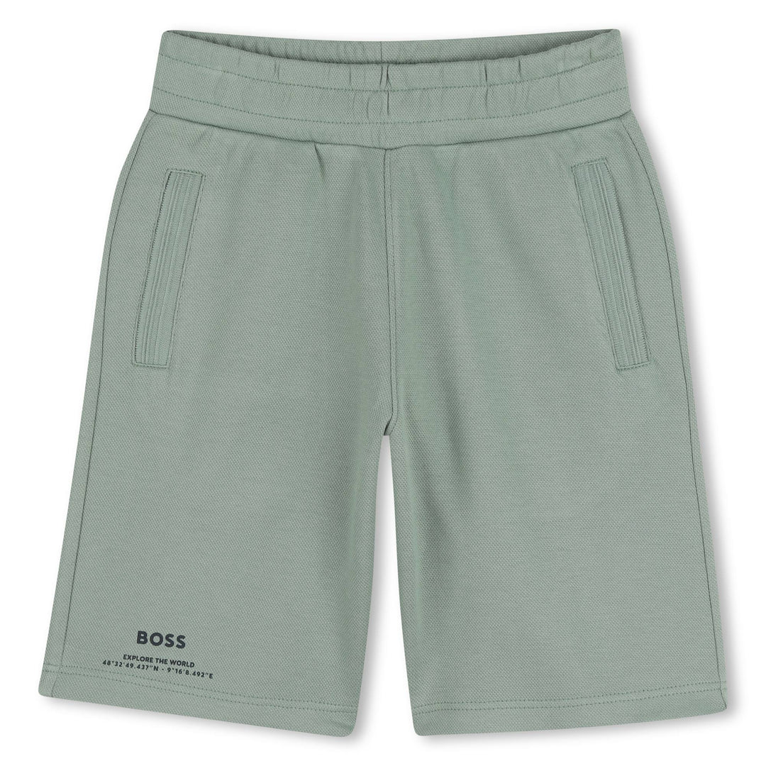 Pique Shorts - 64U Green Bay - Posh New York