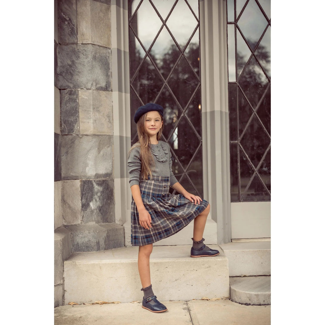 Pleated Plaid Skirt - Plaid - Posh New York