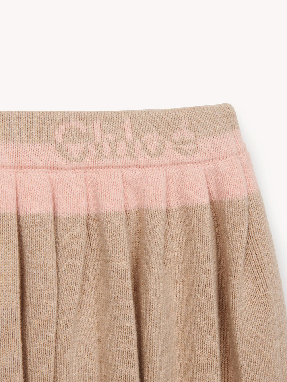 Pleated Skirt - Beige Marl - Posh New York