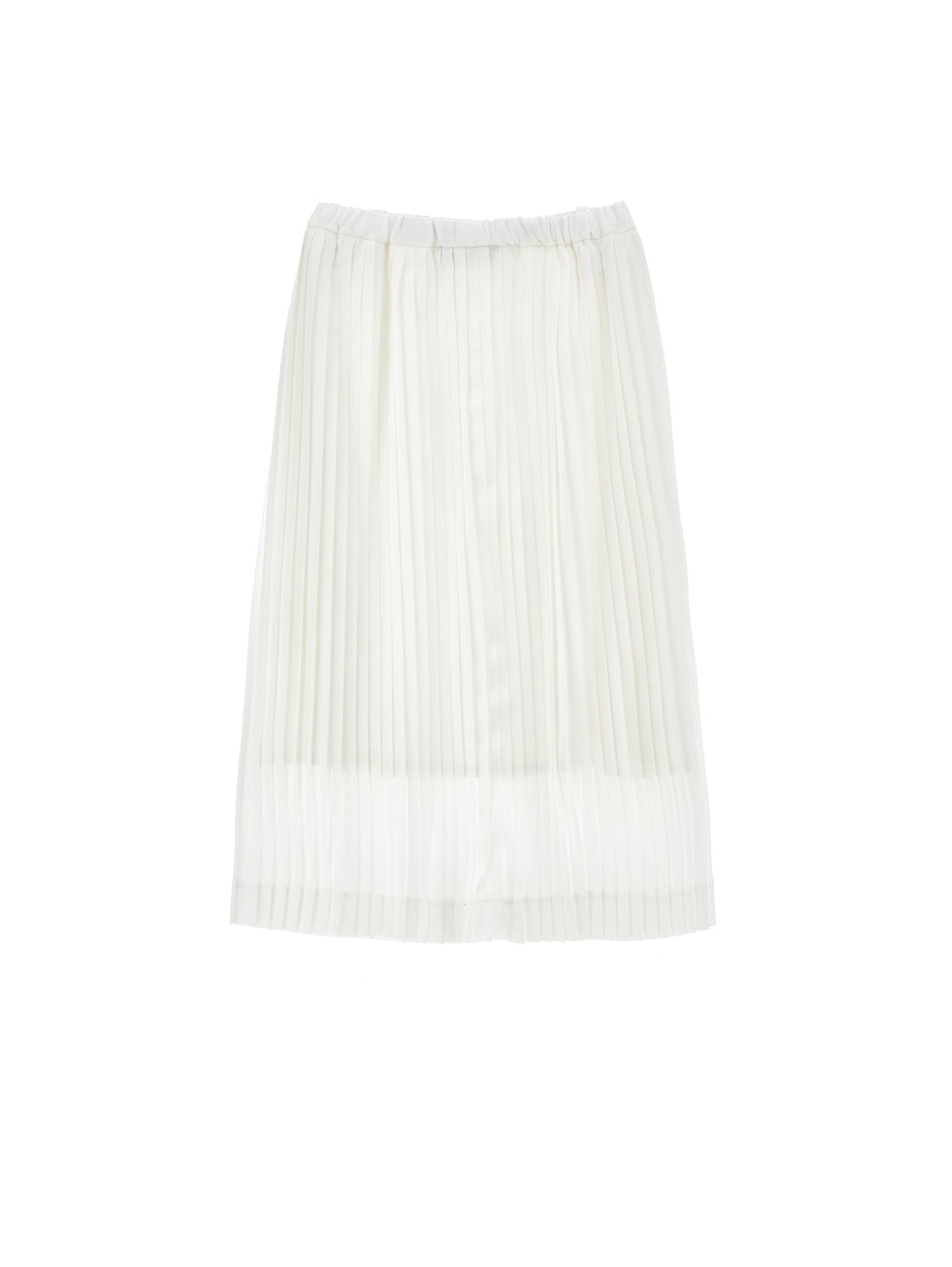 Pleated Skirt - White - Posh New York