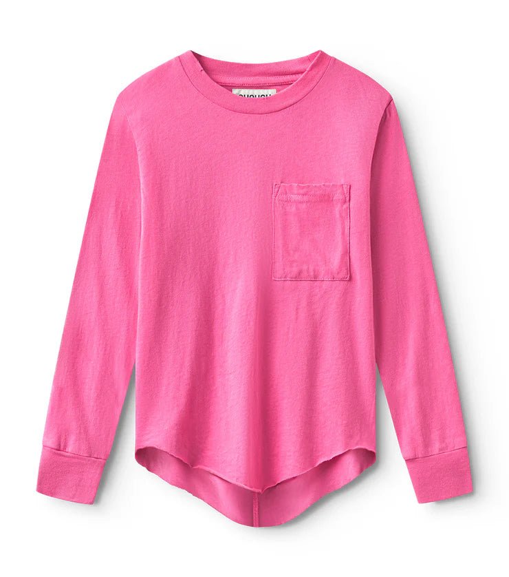 Pocket T-Shirt - Hot Pink - Posh New York
