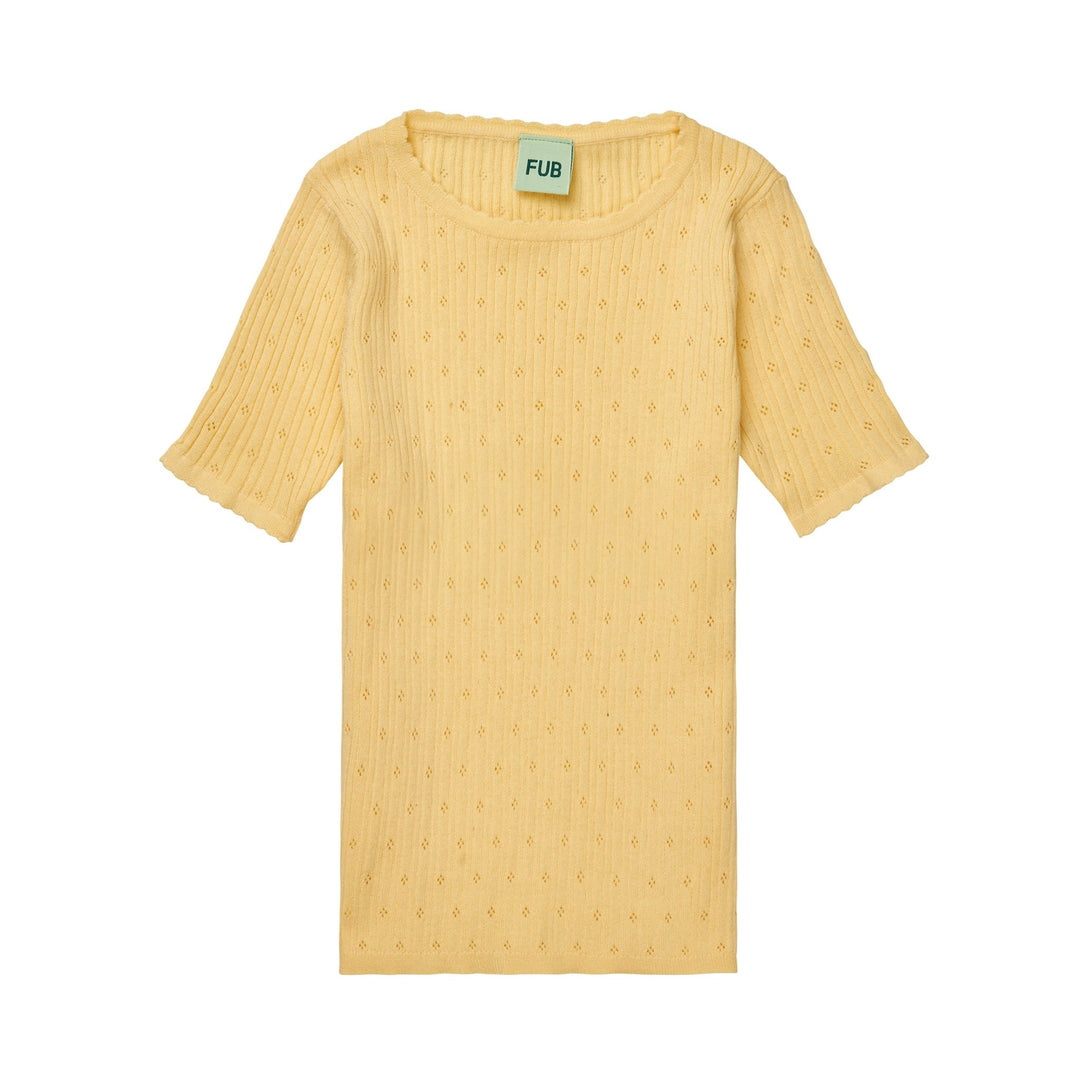 Pointelle Tee - Vanilla - Posh New York