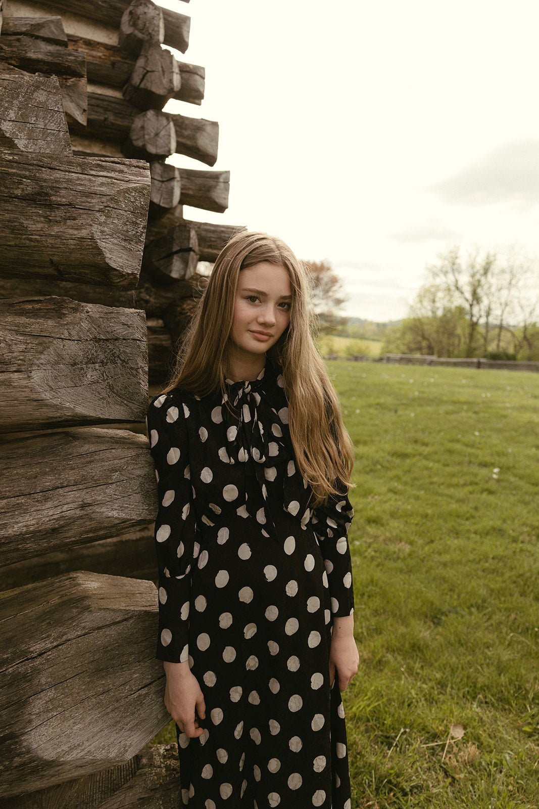 Polka Dot Dress - Black - Posh New York