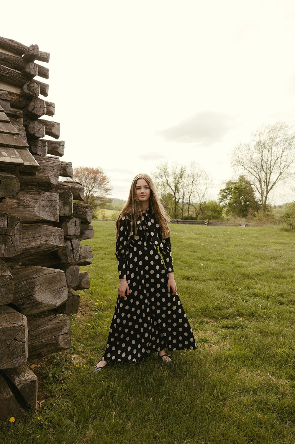 Polka Dot Dress - Black - Posh New York