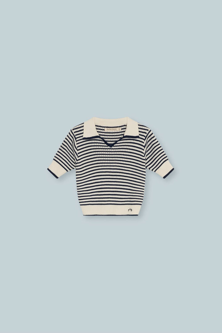 Polo Mini Knit Stripes - Summer Midnight Kni - Posh New York