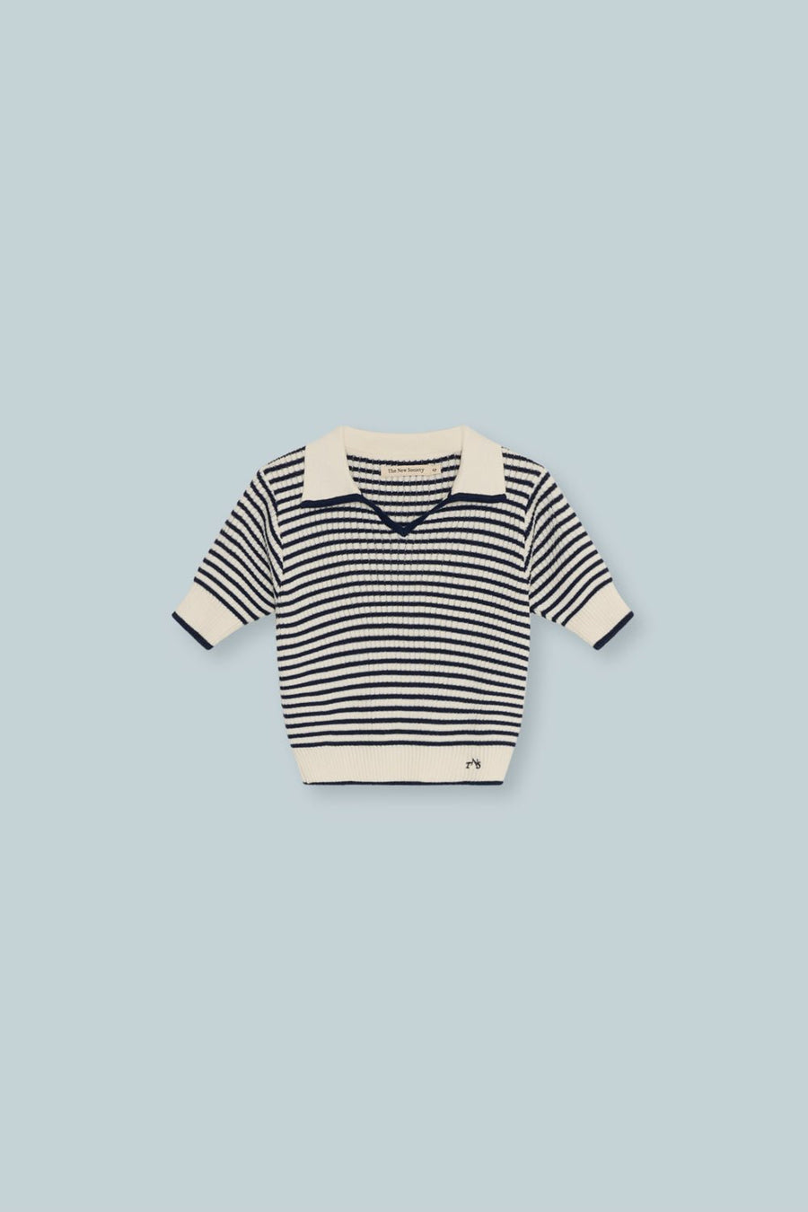 Polo Mini Knit Stripes - Summer Midnight Kni - Posh New York