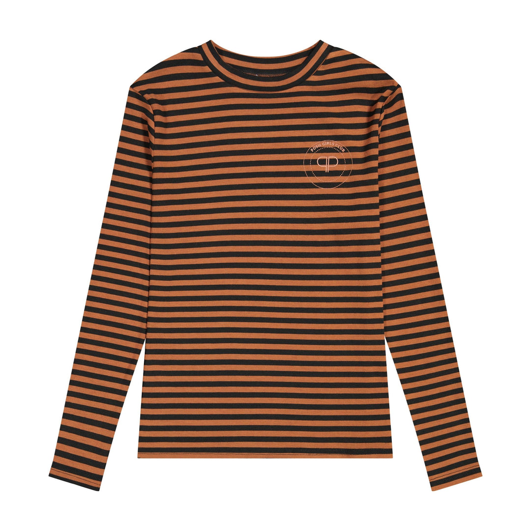 Posh Mockneck Shirt - Brown/Black - Posh New York