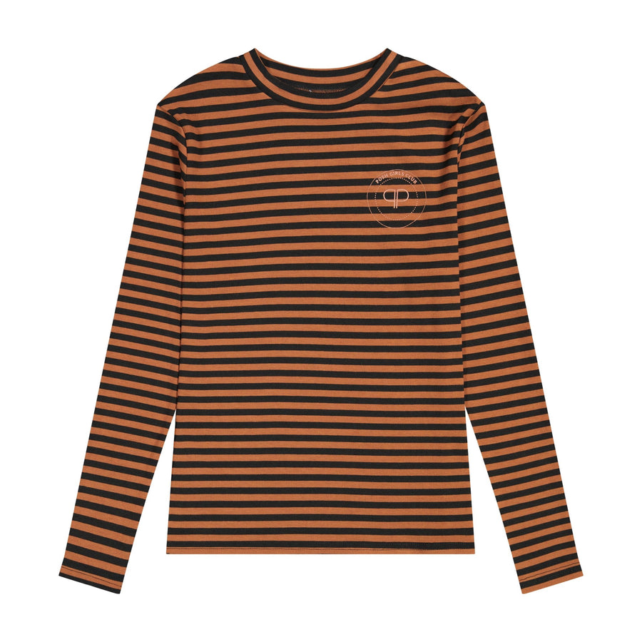 Posh Mockneck Shirt - Brown/Black - Posh New York