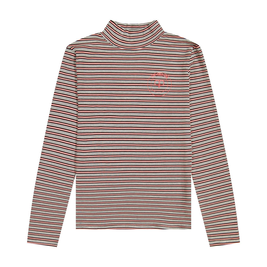 Posh Mockneck Tee - Black/Red/White - Posh New York