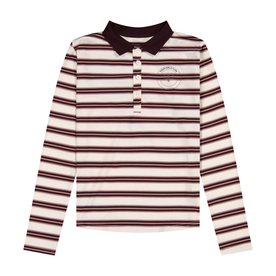 Posh Polo - Cream/Wine - Posh New York