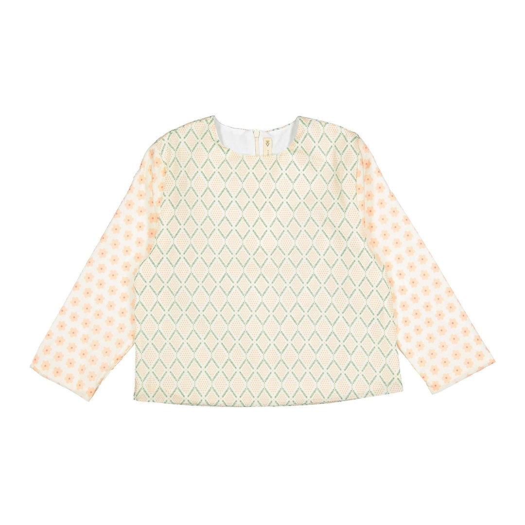 Printed Blouse - Print - Posh New York