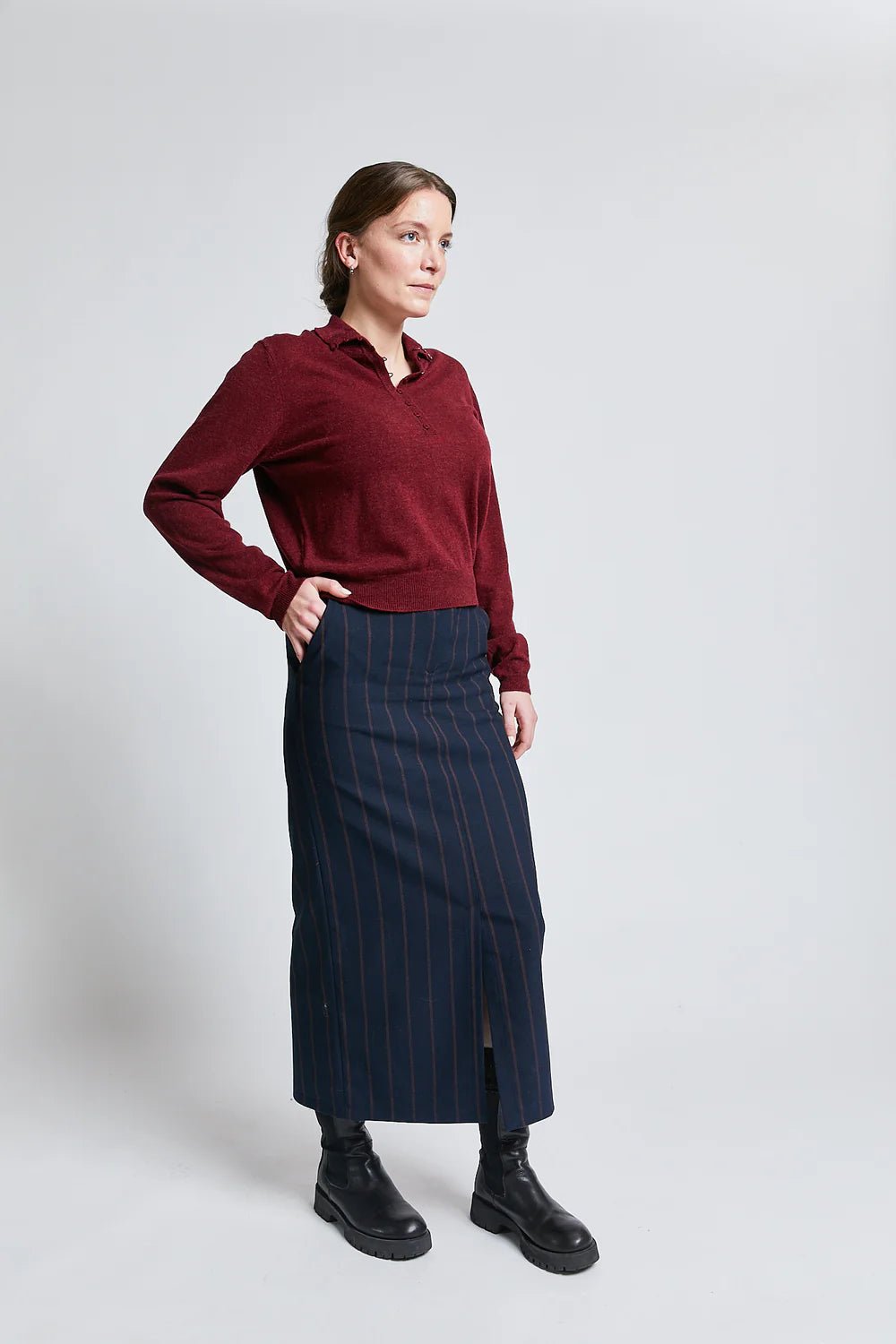Pullover Tea - Merlot - Posh New York