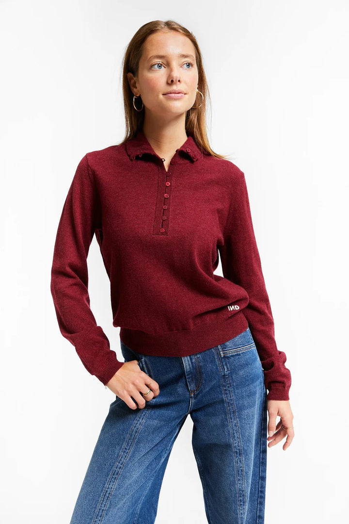Pullover Tea - Merlot - Posh New York