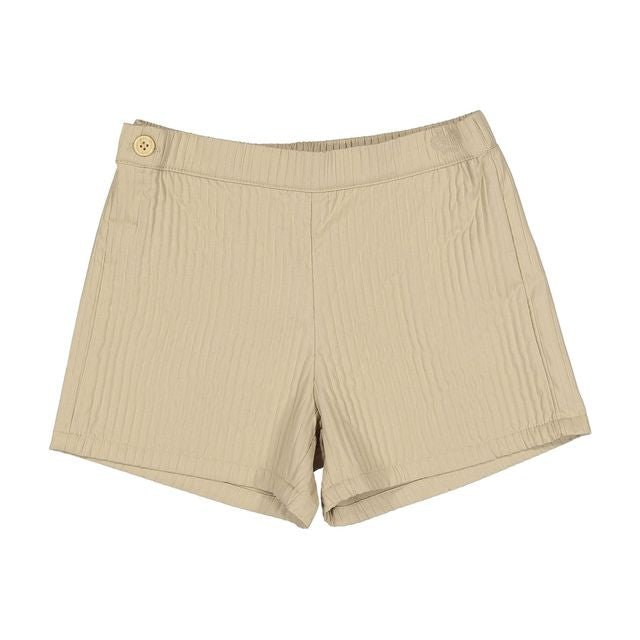 Quilted Sand Shorts - Sand - Posh New York