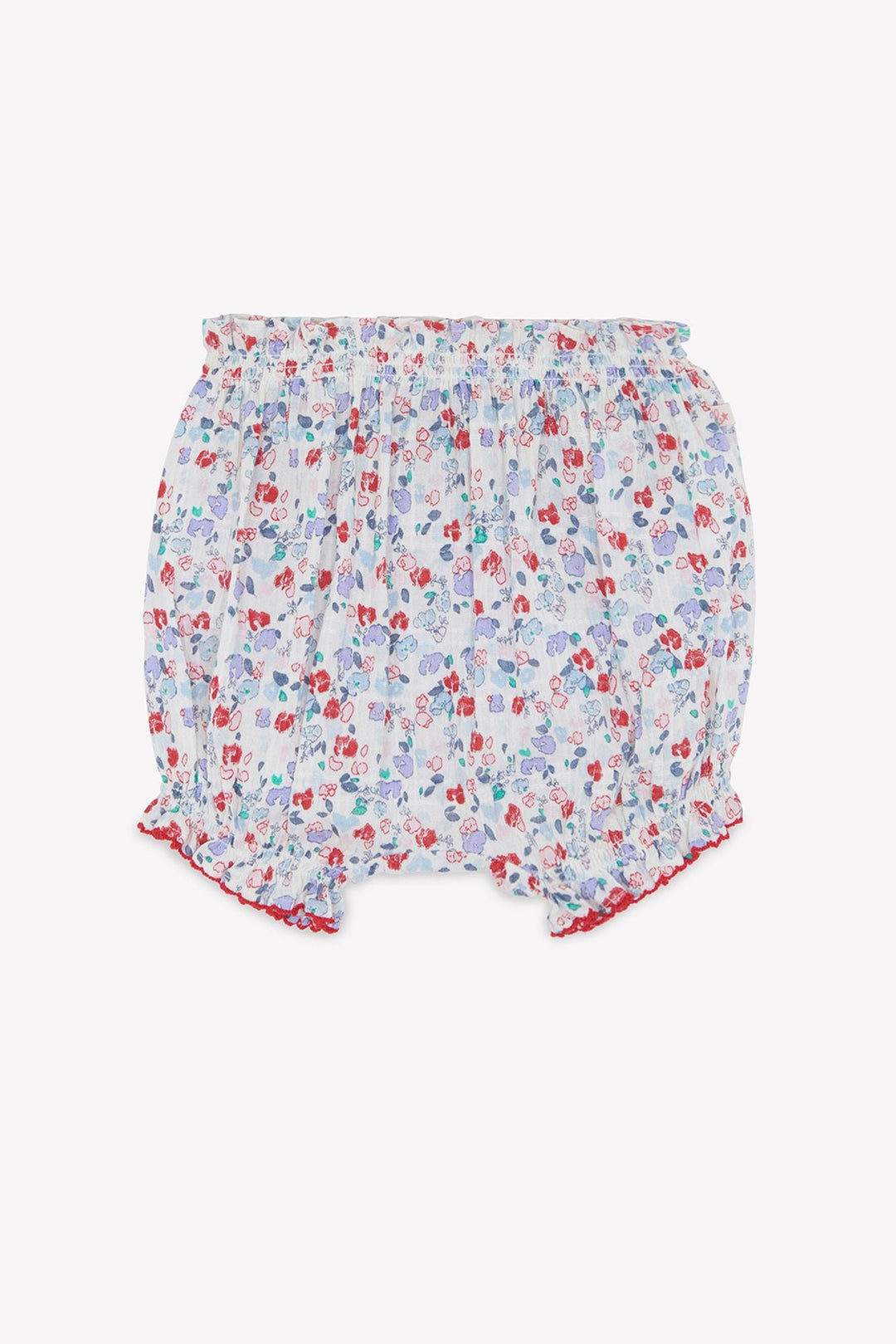 Red Floral Bloomers - Fleurs Elise - Posh New York