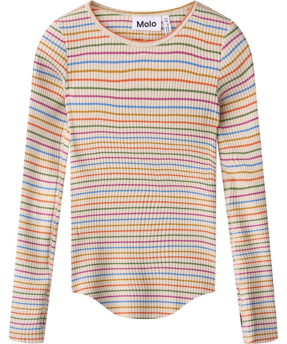 Rochelle T-Shirt - Sand Rainbow - Posh New York