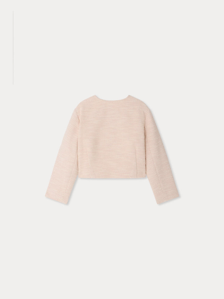 Rose Knit Blazer - Rose Petale 021A - Posh New York