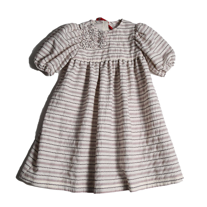 Rosetta Embellished Bib Frock Dress - Opal Mix - Posh New York