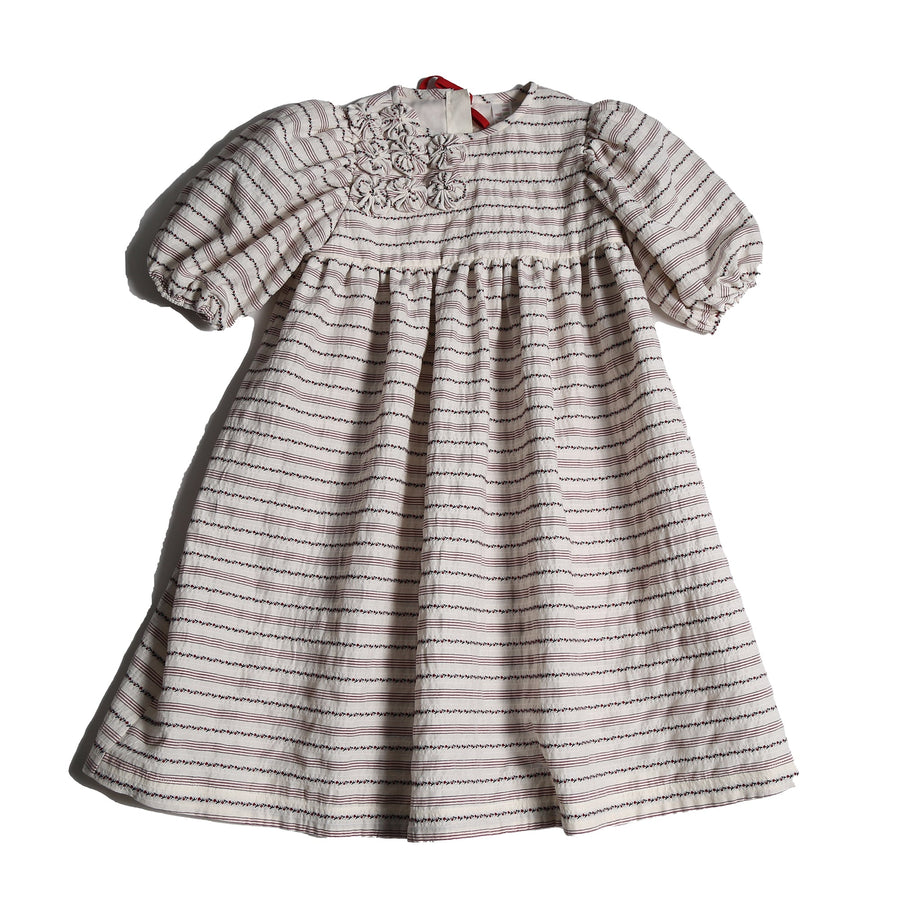 Rosetta Embellished Bib Frock Dress - Opal Mix - Posh New York