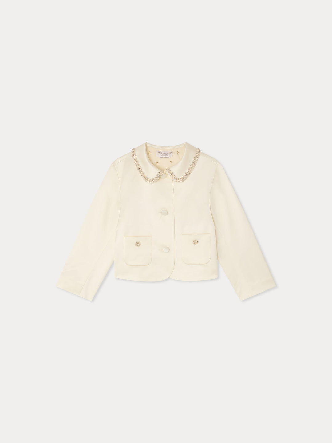 Satin Ivoire Jacket - Upb Ivoire 104A - Posh New York