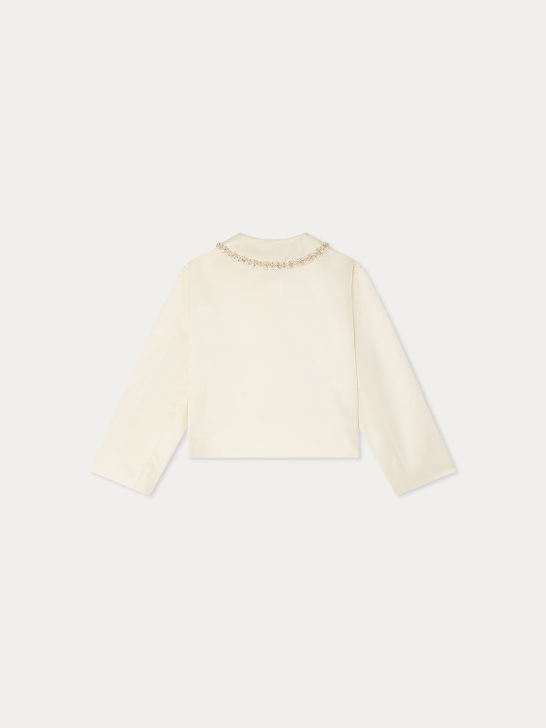 Satin Ivoire Jacket - Upb Ivoire 104A - Posh New York