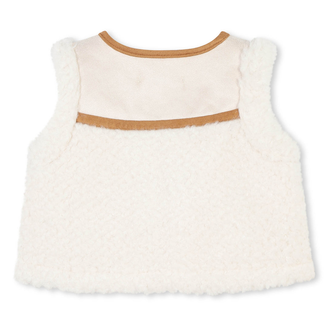 Shearling Vest - Off White Stone - Posh New York