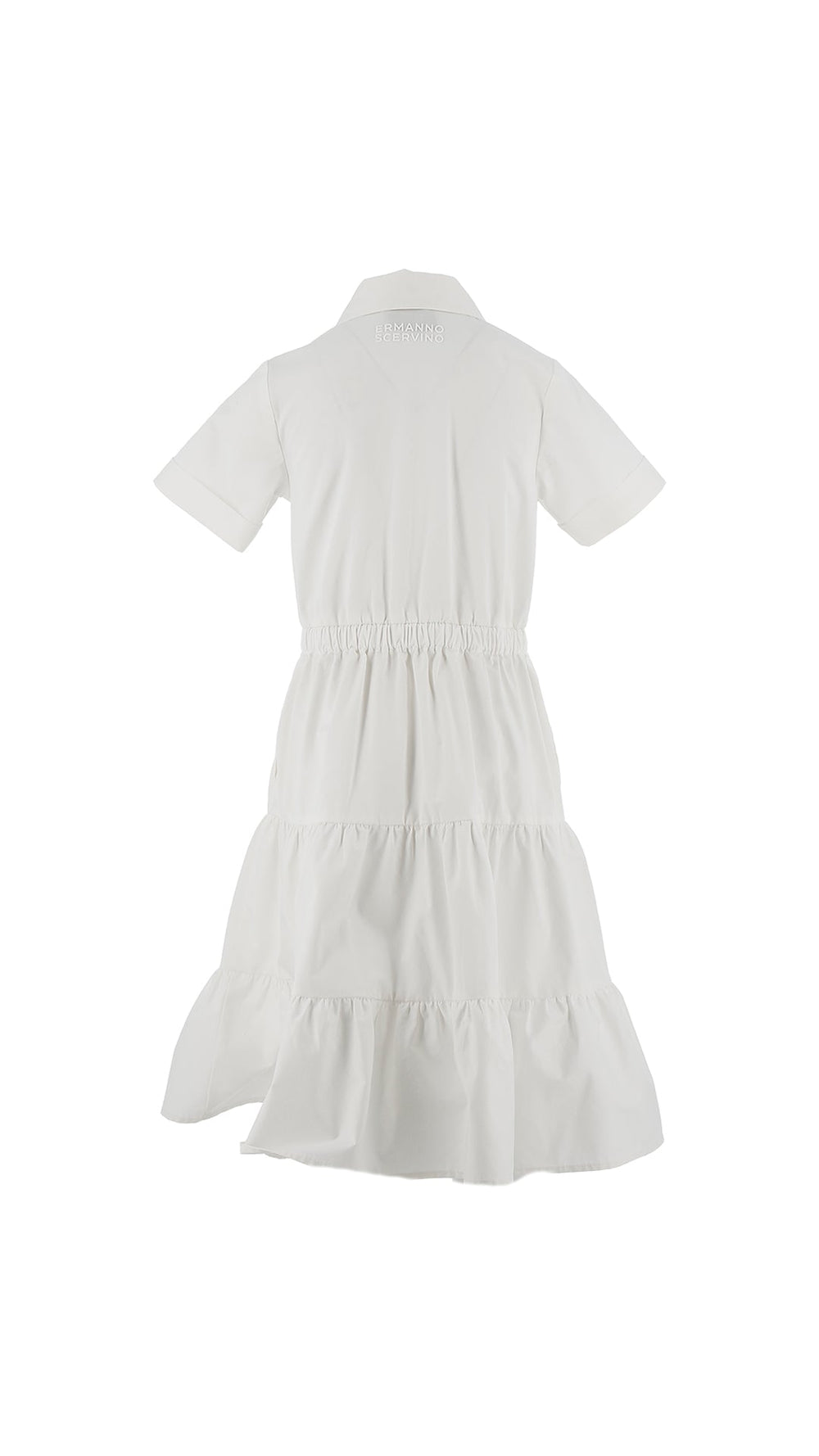 Shirt Dress with Lace - Natural - Posh New York