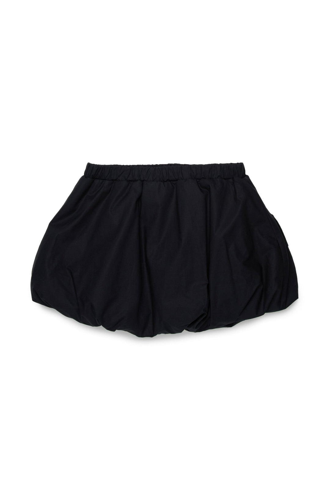 SHORT BUBBLE SKIRT WITH CARGO - Black - Posh New York