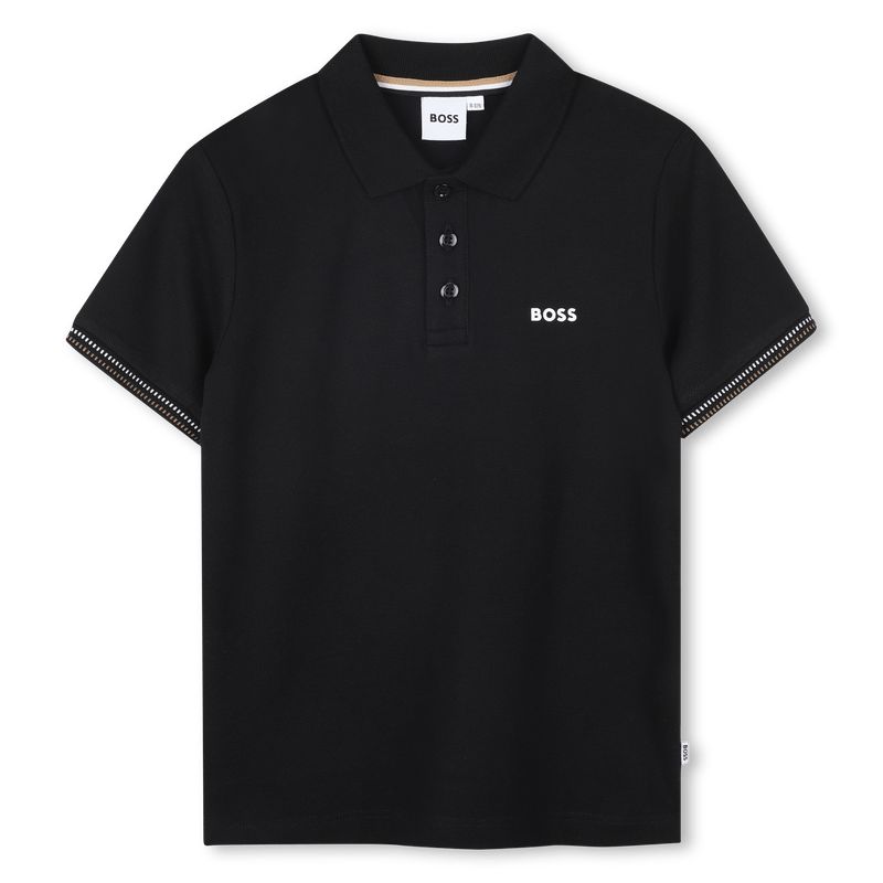 Short Sleeve Polo - Black - Posh New York