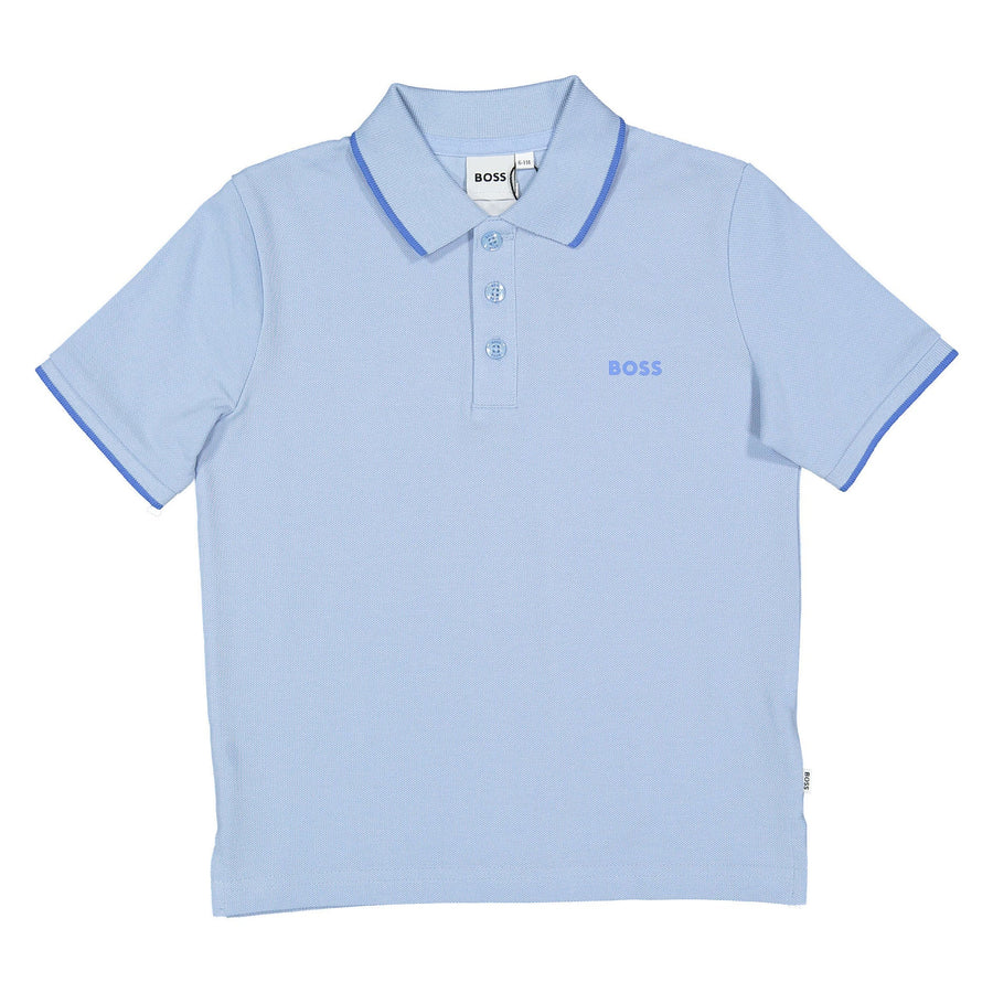 Short Sleeve Polo - Persian Blue - Posh New York