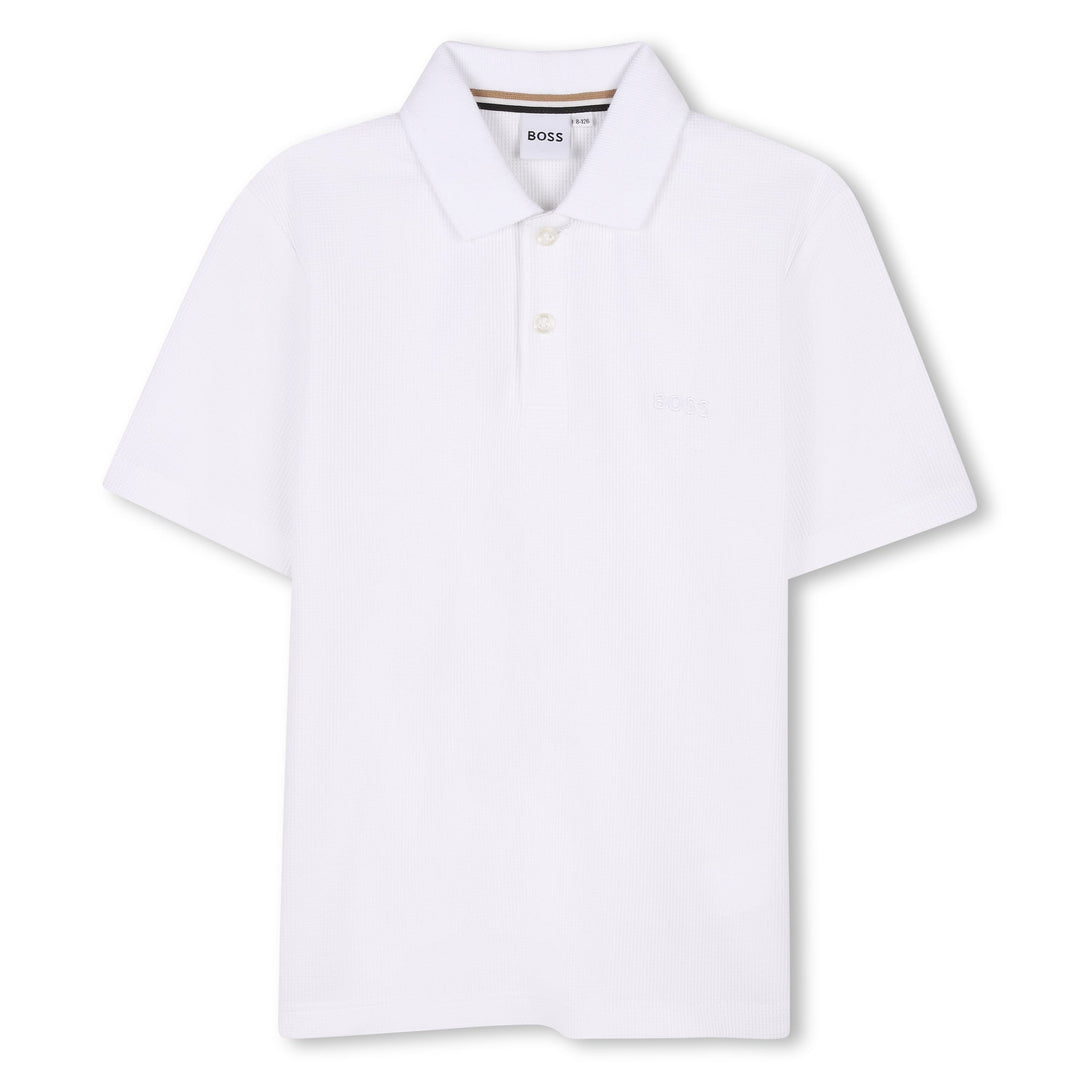 Short Sleeve Polo - White - Posh New York