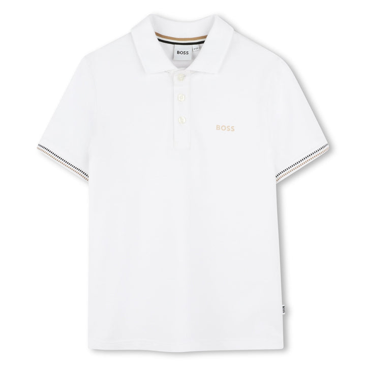 Short Sleeve Polo - White - Posh New York