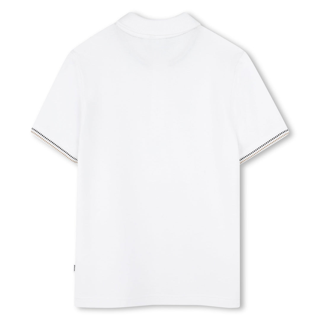 Short Sleeve Polo - White - Posh New York