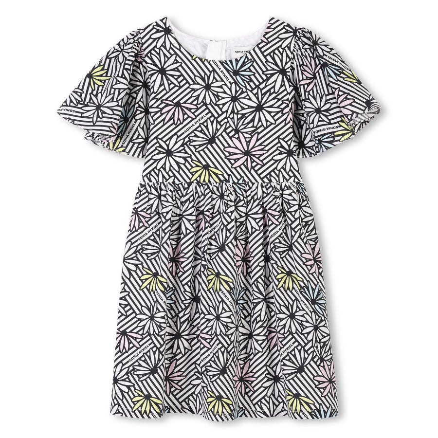 Short Sleeved Dress - Printed - Posh New York