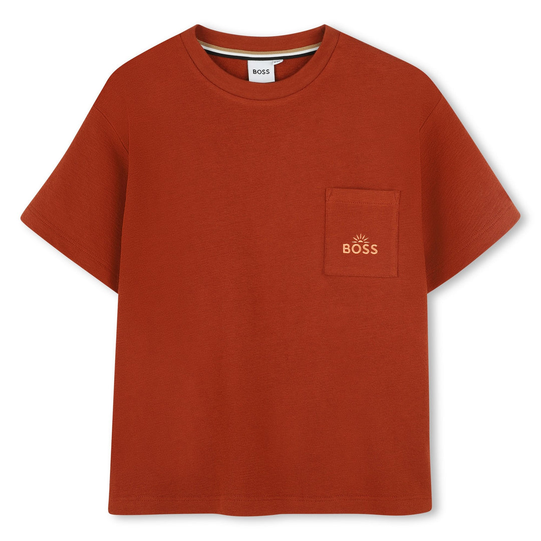 Short Sleeves T-Shirt - Chocolate Brown - Posh New York