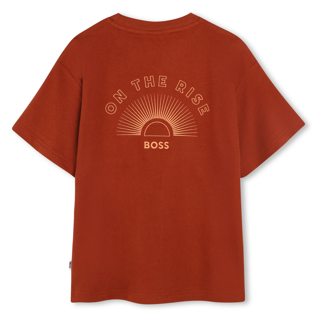 Short Sleeves T-Shirt - Chocolate Brown - Posh New York