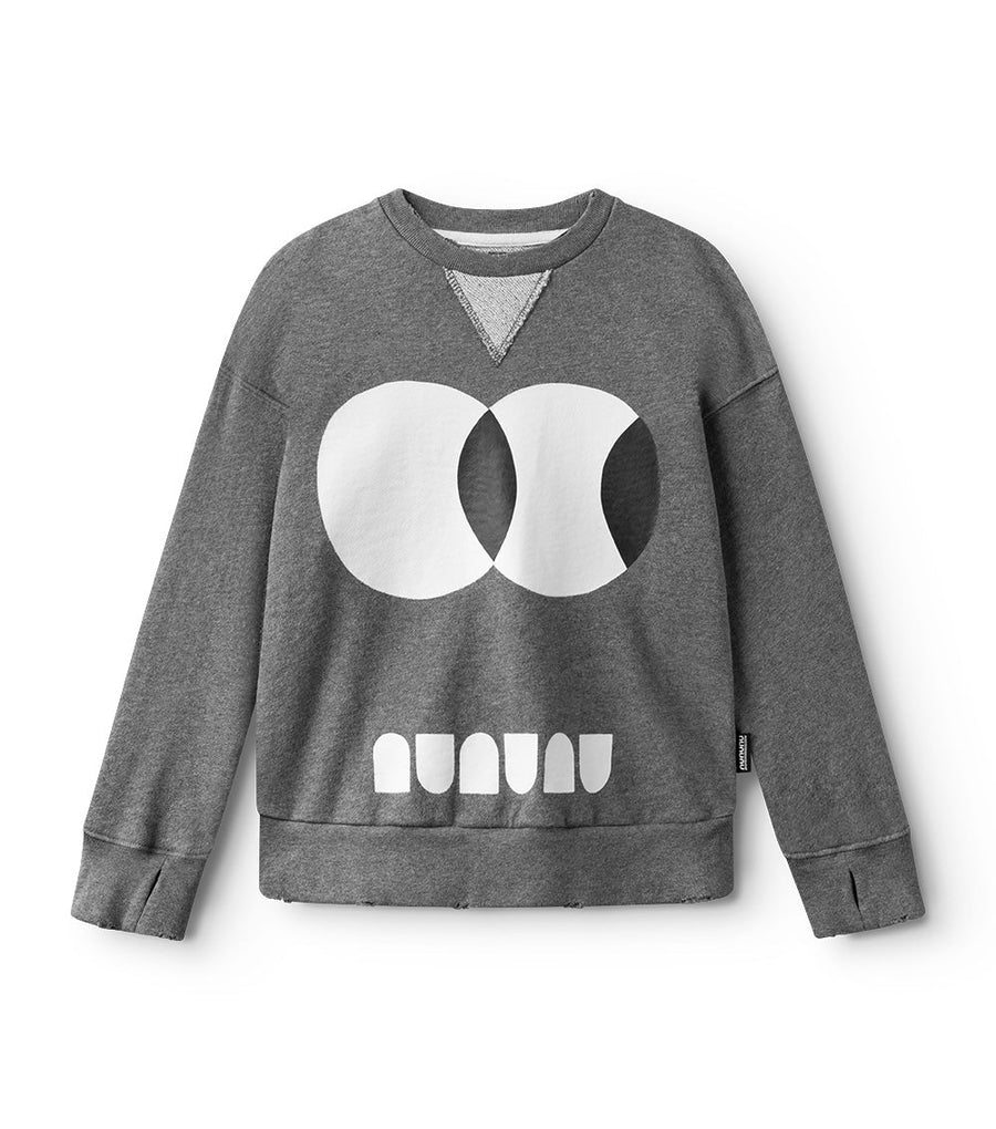 Side Eye Sweatshirt - HEATHER GREY - Posh New York