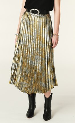 Skirt Falone - Gold - Posh New York