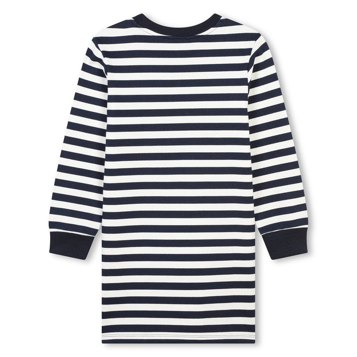 Sleeve Dress - Navy White - Posh New York