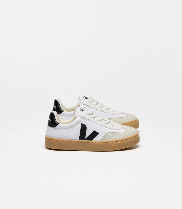 SMALL VOLLEY - Canvas White/Black - Posh New York