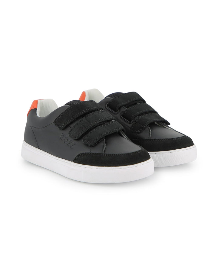 Sneakers In Mix Material - 09B Black - Posh New York